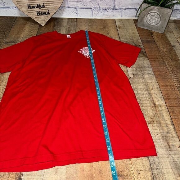 CORY MORROW’S Go Wheels Up! Red San Marcos TX Shirt Size XL - Picture 5 of 9